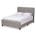 Annalisa Button-tufted Fabric Panel Bed