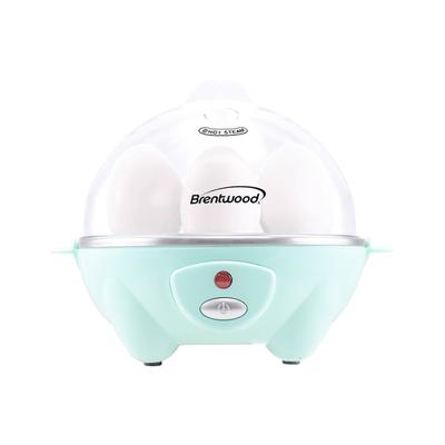 Brentwood Electric 7 Egg Cooker with Auto Shut Off in Blue