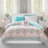 Intelligent Design Avery Boho Comforter Set with Bed Sheets