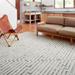 Alexander Home Vail Mid-century Modern Geometric Stripe Area Rug