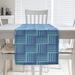 Two Color Basketweave Stripes Table Runner