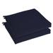 Sorra Home Bristol 20-inch Indoor/ Outdoor Navy Blue Chair Cushion Set with Sunbrella Fabric