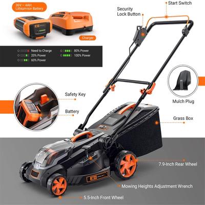 how to clean battery powered lawn mower