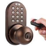 Digital Door Lock Keyless Entry via Remote Control and Keypad