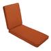 Sorra Home Outdoor 25-inch Chaise Lounge Cushion with Sunbrella Fabric - 25"
