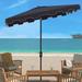 SAFAVIEH Outdoor Living Zimmerman 6.5 x 10 Ft Rectangle Market Umbrella