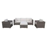 Garden Furniture – 6 Seater Sectional Patio Furniture – 6-Piece Outdoor Sectional