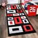 Miglena Black/Red Polypropylene Area Rug