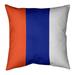 Denver Denver Throwback Football Stripes Pillow (Indoor/Outdoor)