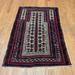 HERAT ORIENTAL Handmade One-Of-A-Kind Tribal Balouchi Wool Rug - 2'10 x 4'6