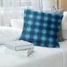 Carolina Football Luxury Plaid Accent Pillow-Cotton Twill