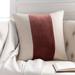 Livabliss Maiti Cotton Velvet Striped 22-inch Throw Pillow