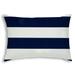 CABANA MEDIUM Navy Indoor/Outdoor Pillow - Sewn Closure