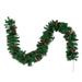 Joyin 9 ft. Tall Green Plastic Christmas Garland with 50 Warm Lights - 10.2"W x 7.6"L x 17.4"H