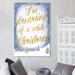 Oliver Gal 'White Christmas' Holiday and Seasonal Wall Art Canvas Print - Gold, Blue