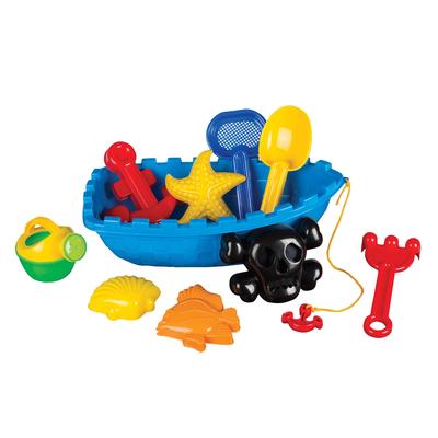 Toysmith Pirate Ship Beach Toys Set