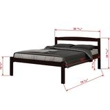 Donco Kids Econo Bed in Dark Cappuccino