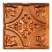 Great Lakes Tin Jamestown Copper 2-foot x 2-foot Nail-up Ceiling Tile