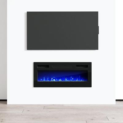 Recessed Wall-mounted Electric Fireplace