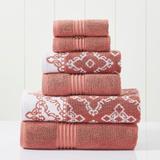 Modern Threads Charlize 6-Piece Yarn Dyed Jacquard Towel Set - N/A