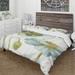 Designart 'My Greenhouse Cottage Flowers II' Cottage Bedding Set - Duvet Cover & Shams
