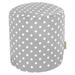 Majestic Home Goods Ikat Dot Indoor / Outdoor Ottoman Pouf 16" L x 16" W x 17" H