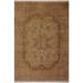 Kashan Pak-Persian Queenie Tan/Tan Wool Rug (8'1 x 10'3) - 8 ft. 1 in. x 10 ft. 3 in. - 8 ft. 1 in. x 10 ft. 3 in.