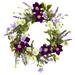 Nearly Natural 22" Mixed Flower Artificial Wreath