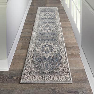 Porch & Den Traditional Bordered Medallion Area Rug