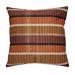 Edie At Home Jazzy Stripes Satin 19x19 Decorative Throw Pillow, Dark Red