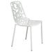 LeisureMod Devon Outdoor Stackable Aluminum Dining Chair