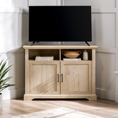 Middlebrook 44-inch Groove Door Corner TV Stand