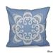 Ikat Mandala Geometric 18 x 18-inch Outdoor Pillow