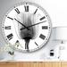 Designart 'Rose ,Noma X-Ray' Oversized Cottage Wall Clock