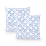 Mersey Modern Handcrafted Fabric Throw Pillow (Set of 2) by Christopher Knight Home