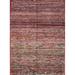 Gabbeh Shiraz Stripe Persian Area Rug Hand Knotted Wool For Foyer - 4'7" x 3'6"