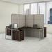 Easy Office 60W 4 Person L Shaped Desk Set by Bush Business Furniture