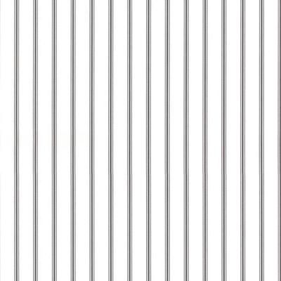 Amarillo 32.7 Ft. x 20.5 In. Vinyl Black Pinstriped Wallpaper Covering