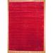Handmade One-of-a-Kind Gabbeh Wool Rug (India) - 10' x 14'