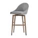 Natoma Walnut Mid-Century Wood Stool by iNSPIRE Q Modern (Set of 2)