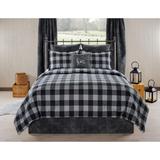 Vail Cabin and Lodge Gray Plaid comforter set