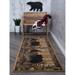 Natural Lodge Novelty Graphic Indoor Area Rug