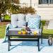 Patio Festival 2-Piece Outdoor Loveseat and Coffee Table Set