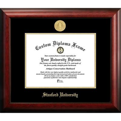 Stanford University 11w x 8.5h Gold Embossed Diploma Frame