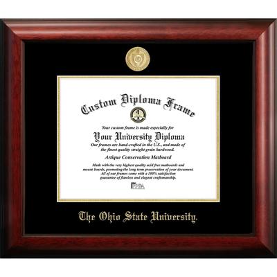 Ohio State University 11w x 8.5h Gold Embossed Diploma Frame