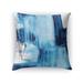 Kavka Designs blue/ ivory blue abstract accent pillow with insert
