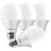 Luxrite A19 LED Light Bulb 60W Equivalent, Dimmable, 800 Lumens, Enclosed Fixture Rated, Energy Star, E26 Base (4 Pack)