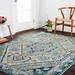 Alexander Home Vintage Boho Diamond Medallion Distressed Rug