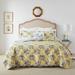 Laura Ashley Linley Cotton Reversible Full/Queen- Quilt Set