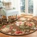 SAFAVIEH Handmade Chelsea Nataly French Country Floral Wool Rug